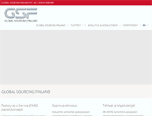 Tablet Screenshot of globalsourcing.fi